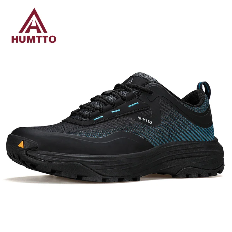 

HUMTTO Cushioning Sneakers Black Trainers Man Breathable Gym Running Shoes for Men Luxury Designer Marathon Men's Sports Shoes