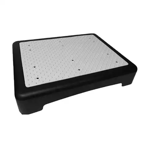 휴대용 스텝 스툴 440 파운드 용량 4 인치 라이저 하프 스텝 플랫폼, 노인 장애인 변기 자동차 샤워 계단