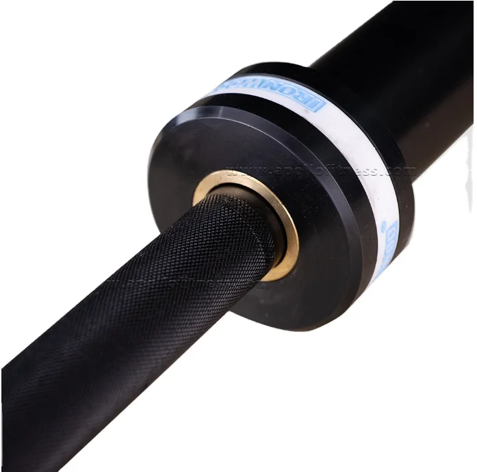 Barra de barra de alta calidad para pesas libres de entrenamiento físico GYM con logotipo personalizable