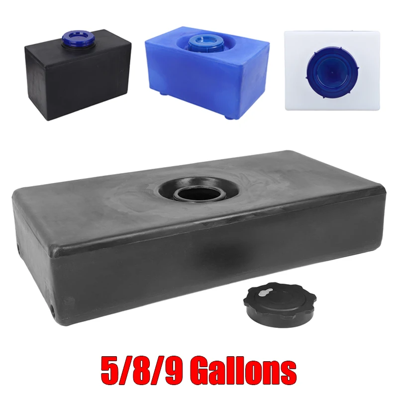 

Емкости для чистой воды для автодомов, 4 размера, из ПЭ, 5/8/9 галлонов, сверхпрочные, небьющиеся, герметичные, для кемперов, прицепов, лодок