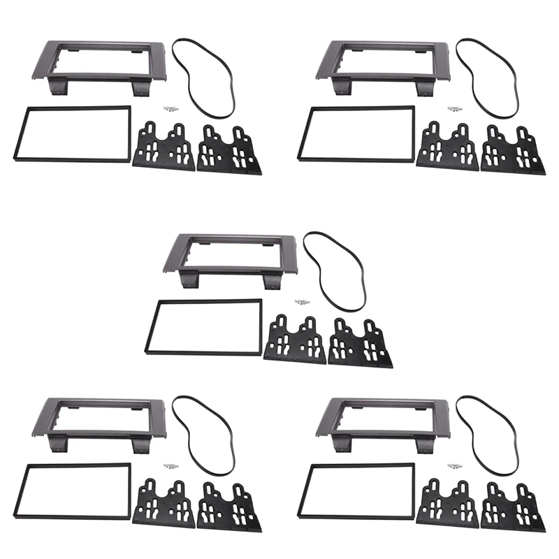 5X Double Din Car Fascia Radio Panel For IVECO Daily 2006-2014 Audio Frame Dash Fitting Kit Install Bezel