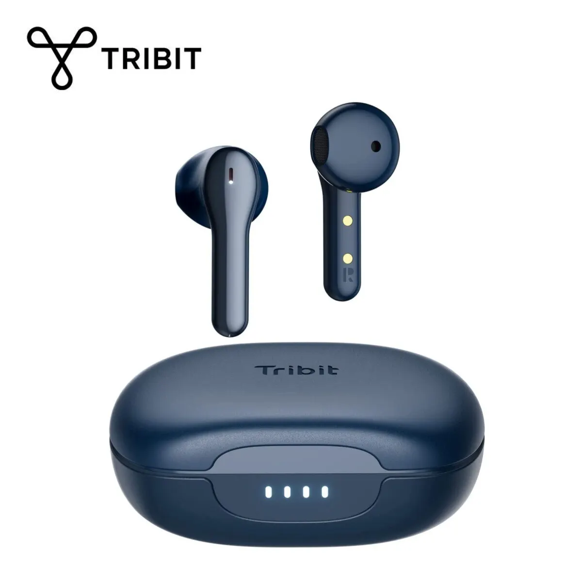 Tribit FlyBuds C2 Wireless Bluetooth Earphones 4 Mics Call Noise Canceling Crystal-Clear Calls Earbuds Headphones 32H Playtime