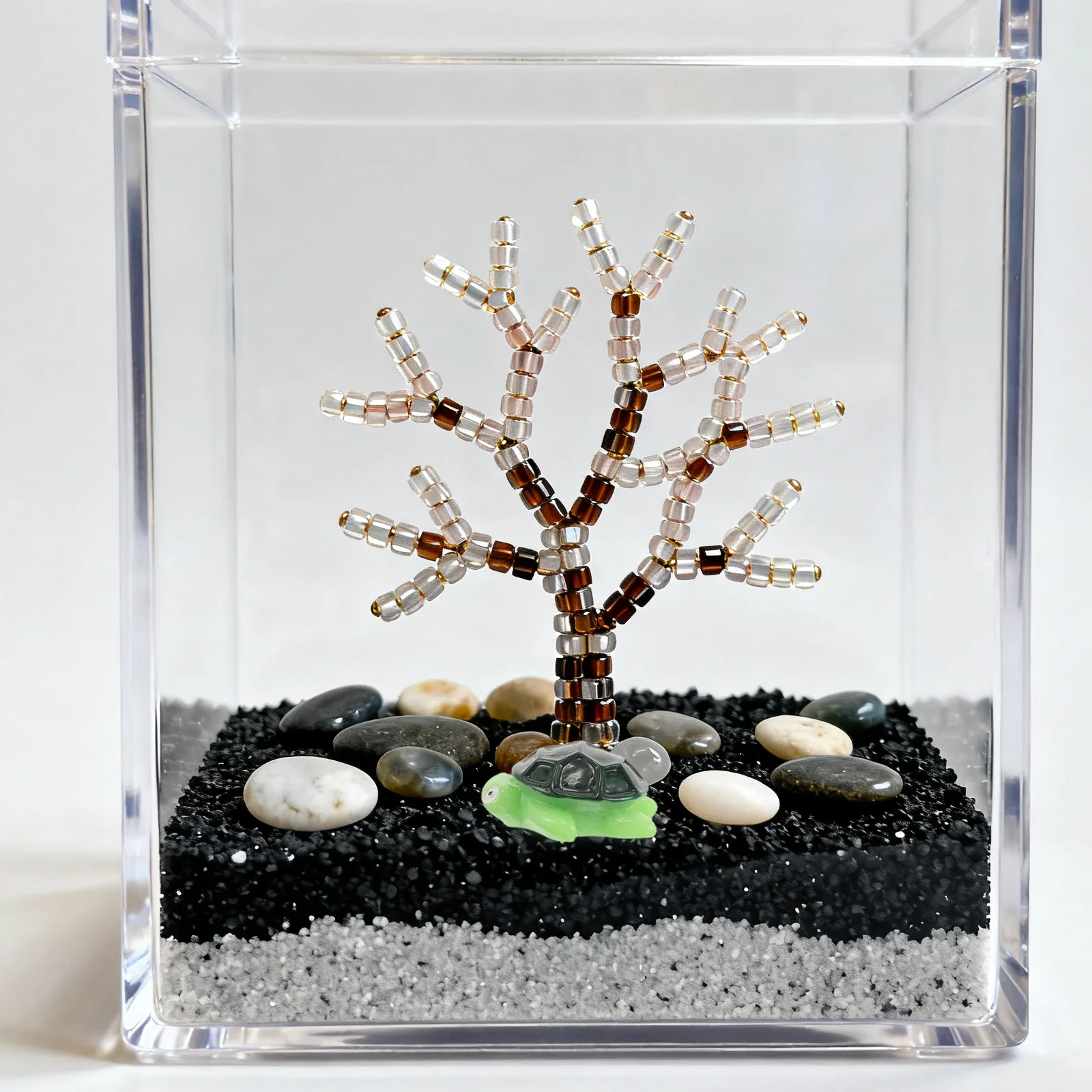 

20pcs Micro Landscape Decor Mini Resin Turtles For Aquarium Terrarium Garden Diy Ocean Theme Tiny Animal Statues