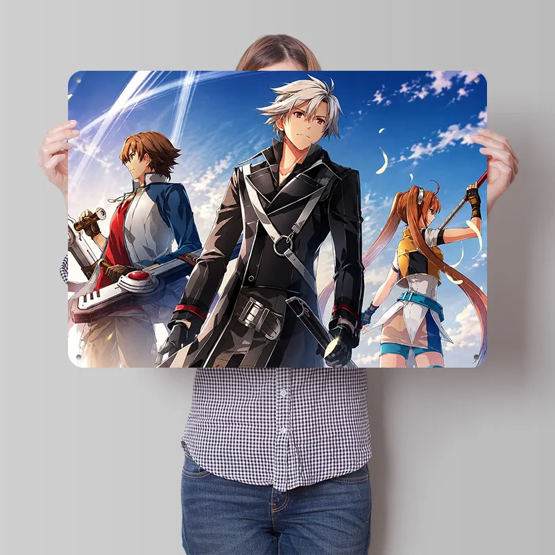Character With Group Metal Poster Perfect Gift for Fans Lovers Personalized Wall Art Metal Sign for Funny Signs Decor Luxury