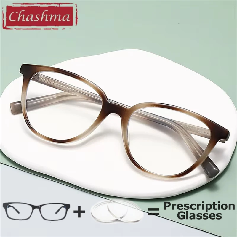 

Female TR90 Glasses Prescription Lenses Myopia Degree Fashion Plastic Titanium Optical Recipe Reading Glasses Cat Eye Eyeglasses