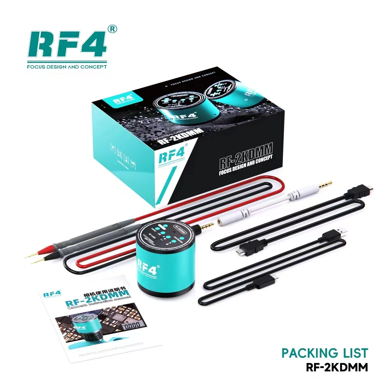 RF4 New Camera RF-2KDM Mintegrates A Variety Of Multimeter Functions On The Same Screen And Hassplit Screen Comparison Function