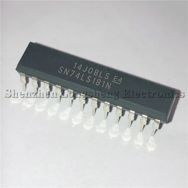 10PCS/LOT NEW SN74LS181N 74LS181  DIP-24 Arithmetic logic unit   In Stock