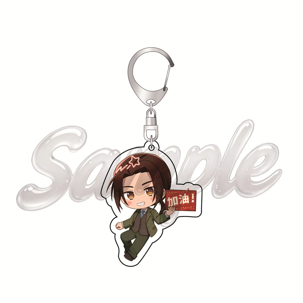 Anime Hetalia World★Stars 6cm Acrylic Keyrings Backpack Decorations Accessories Decor Gifts Exquisite Products Elegant Keyrings