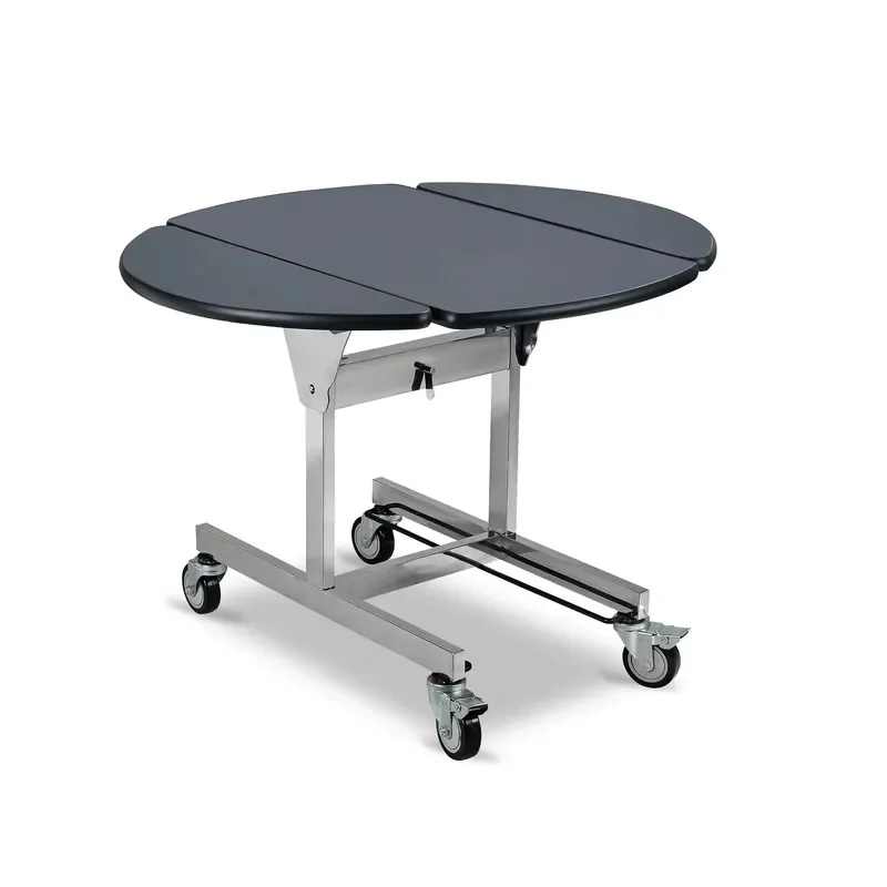 Hotel Food Service Trolley HPL Table Top 3 Panel Buffet Cart For Guest Room Dining High Quality