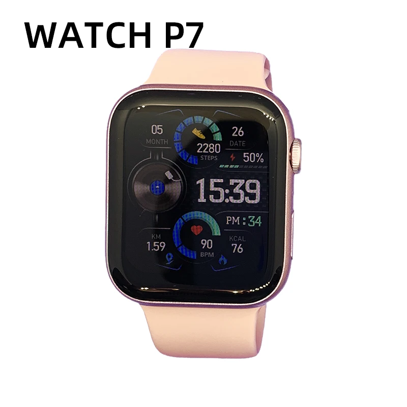 P7 Smart Watch Series 7 Bluetooth Call Heart Rate Blood Pressure Oxygen Monitor Men Ladies Smart Watch Tracker