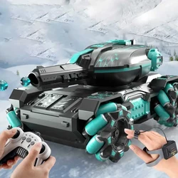 2.4G RC Tank 4WD Remote Control Car Tank Water Bomb Shooting Tank Gesture Sensing Electric blindato Boy Toys For Kids Gifts