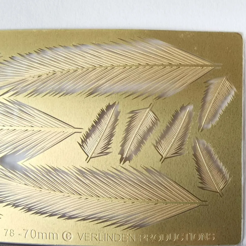 New 1/35 Etching Sheet Tropical Plant Leaves For Scene Modeling Upgrade Metal Accessory(bigger Leaf parts))