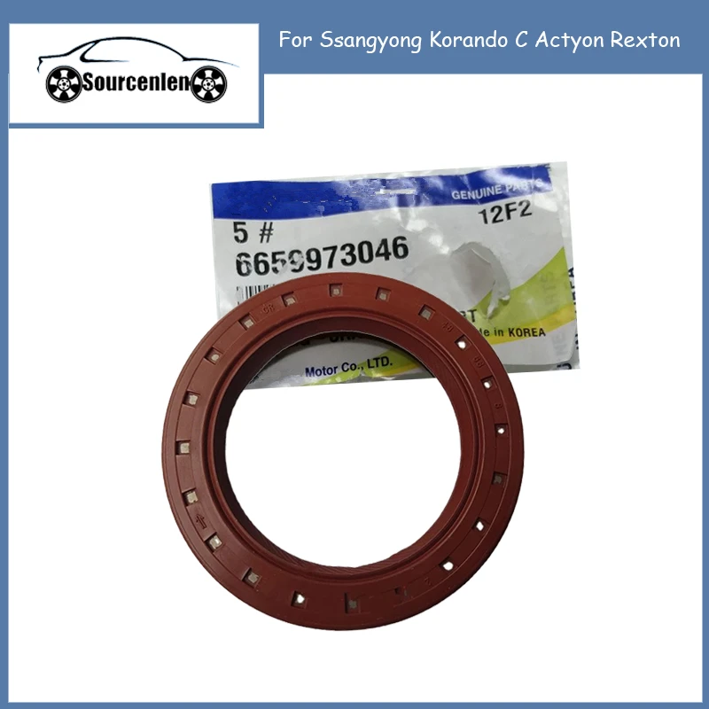 6659973046 Brand New Genuine Crankshaft Front Oil Sealing for Ssangyong Korando C Actyon Rexton 6659973646