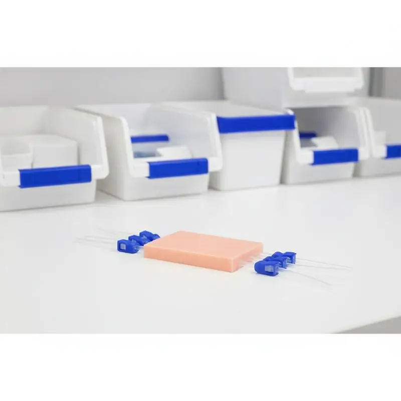 

Blood Collection and Return Pad Kit Silicone Wound Injection Practice Model Realistic Training for Nurse Student Education