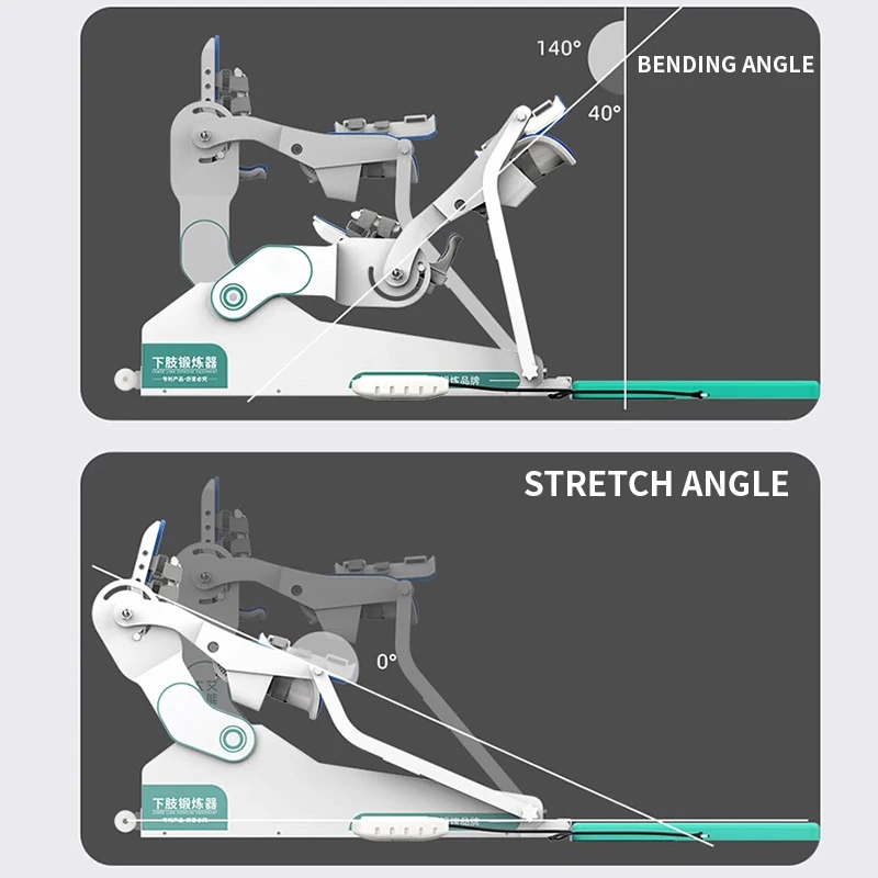 Knee rehabilitation trainer Bending and straightening after knee and lower limb fracture home exercise electric CPM machine