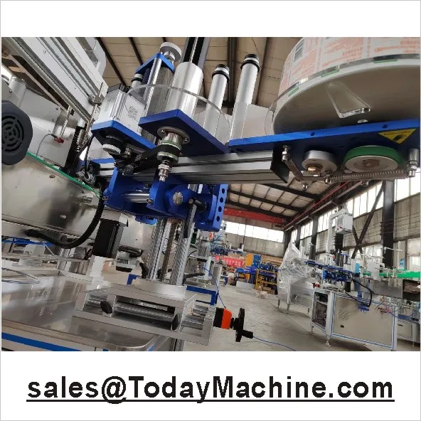 Full Set Labeling Machine for Paper/Plastic/Glass Bottles Bags Metal-PLC Technology High Productivity Touch Screen