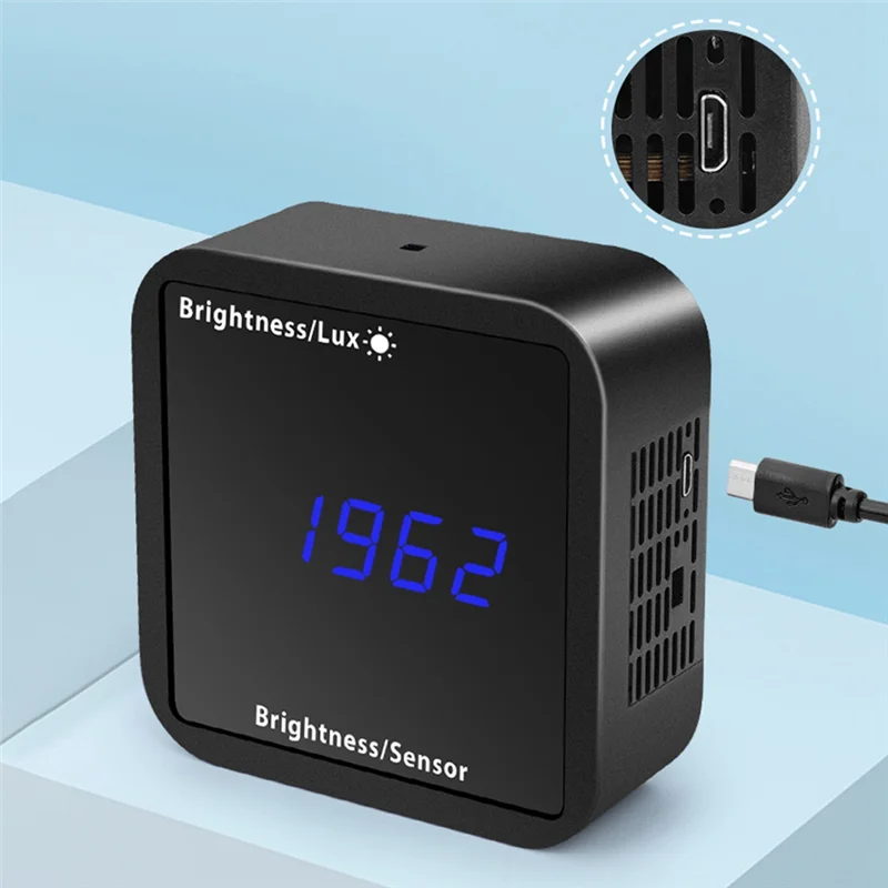 AC56-Tuya Light Sensor Brightness  With Temperature Humidity Detection Display Smart Home Security Linkage