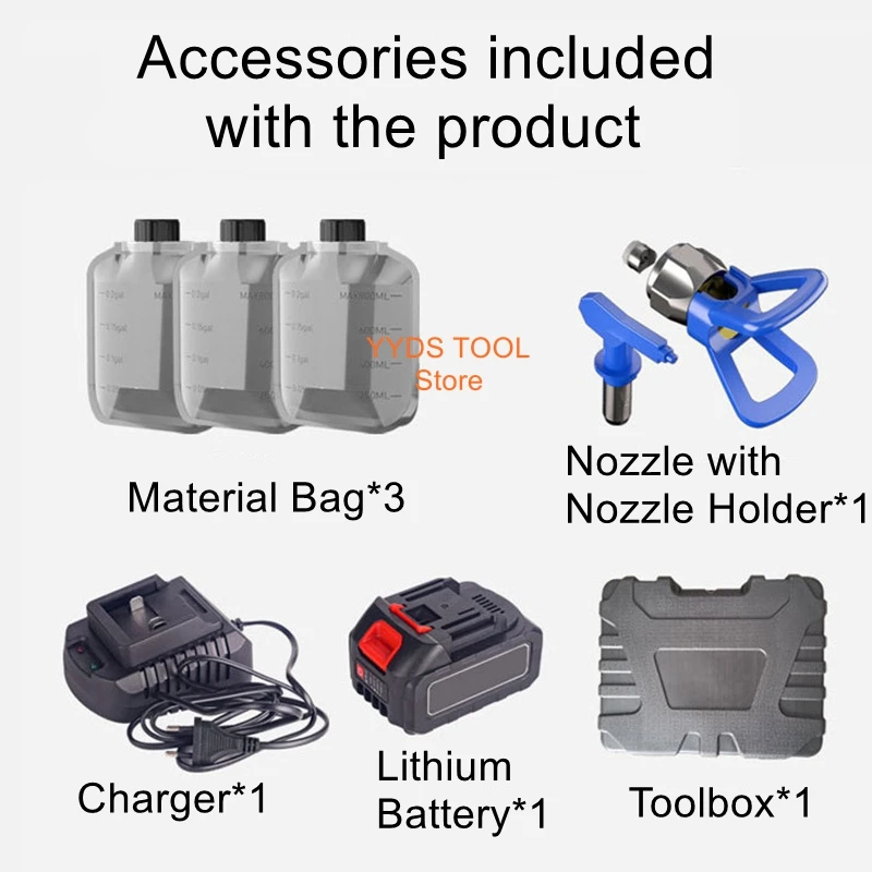 

Безвоздушный распылитель высокого давления для латексной краски, электрический пистолет-распылитель для дома, подкраска, универсальный распылитель для домашнего ремонта