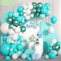 Blue Balloon Garland Arch Kit Happy Birthday Party Decorations Confetti Balloon Wedding Decor Balloon
