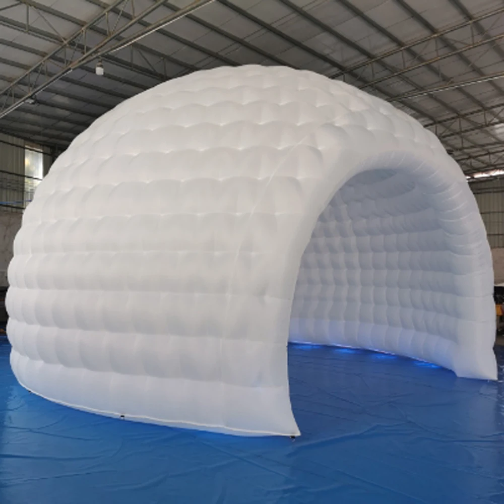 Custom LED Lighted Inflatable Dome Tent, Portable, Outdoor Backyard, Wedding Party Tent FOr Party
