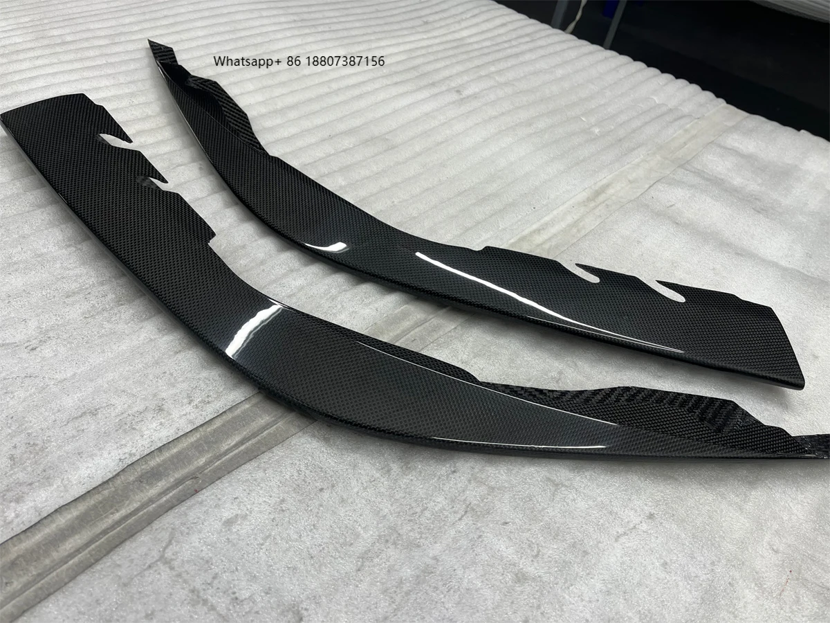 

F8 OEM Style Auto Parts Dry Carbon Fiber Front Bumper Automotive Accessories Front Lip Spoiler forFerrari F8