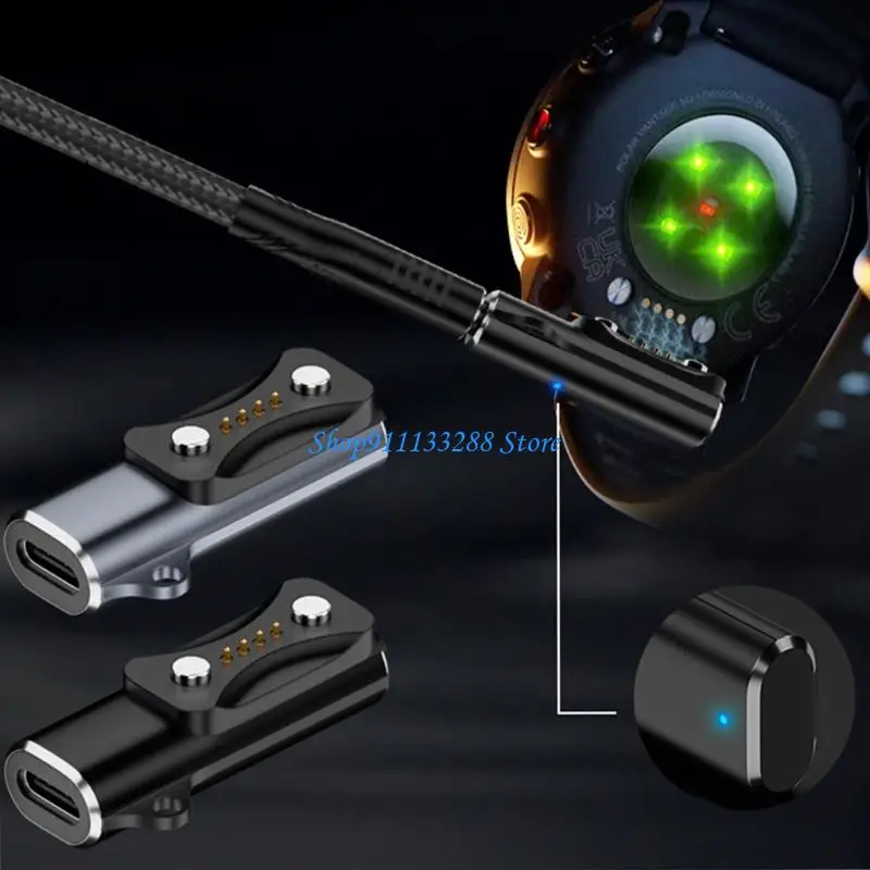 

G88D Высокая совместимость Эффективная магнитная головка адаптера зарядного кабеля для Smartwatch