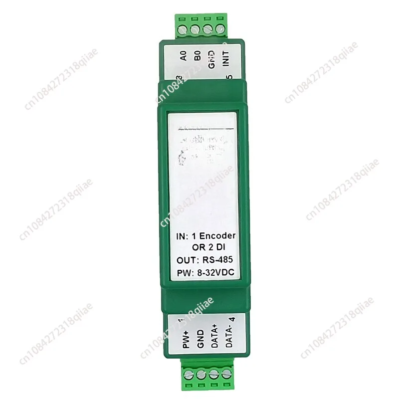 WJ150-485 1 Way Encoder Pulse Signal Counter or 2 Way DI High-speed Counter Modbus RTU Module