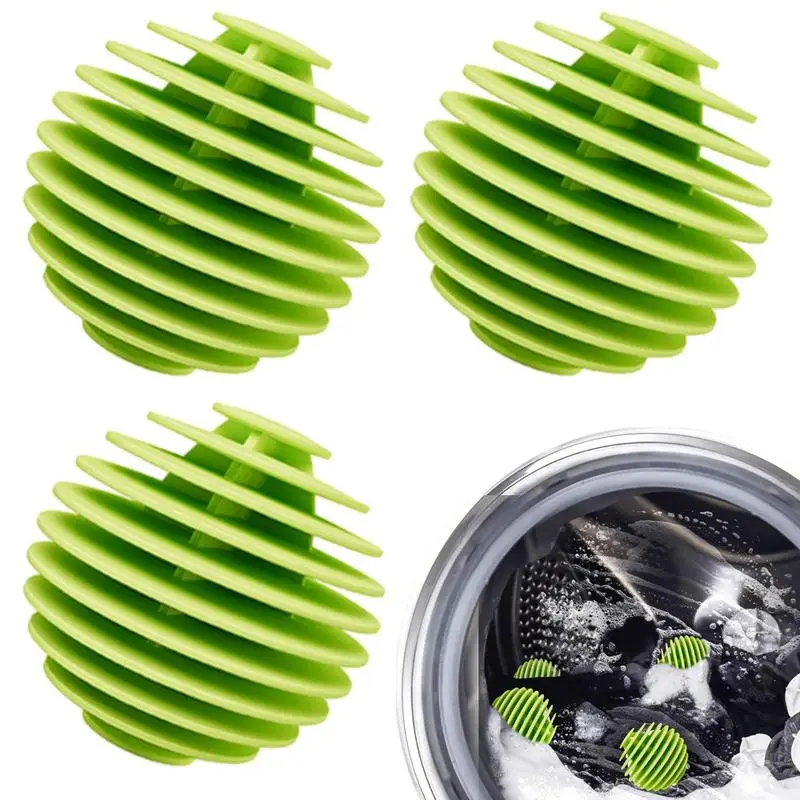 Washing Machine Balls Machine Ball Soft Washing Balls Anti-Winding TPR Flexible Reusable Softener Ball For Washing Machine Quick