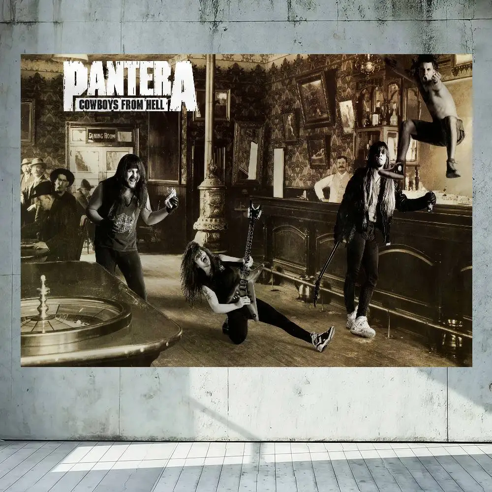 Band P-Pantera Cowboys From Hell  Flag Decoration Outdoor Picnic Party Home Camping Party Art Hanging Banner
