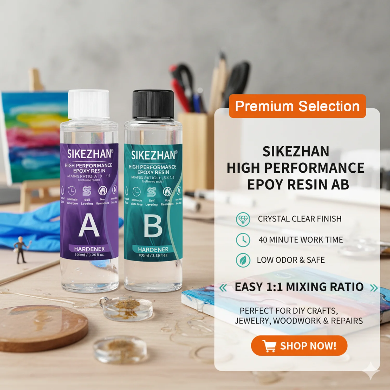 6.8OZ Crystal Clear…