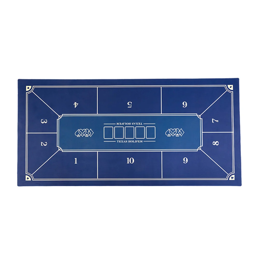 

Anti Slip Casino Texas Hold'em Table Mats Rubber Texas Poker Thick Multiple Sizes Tablecloth Poker Mats Home Board Game Mats
