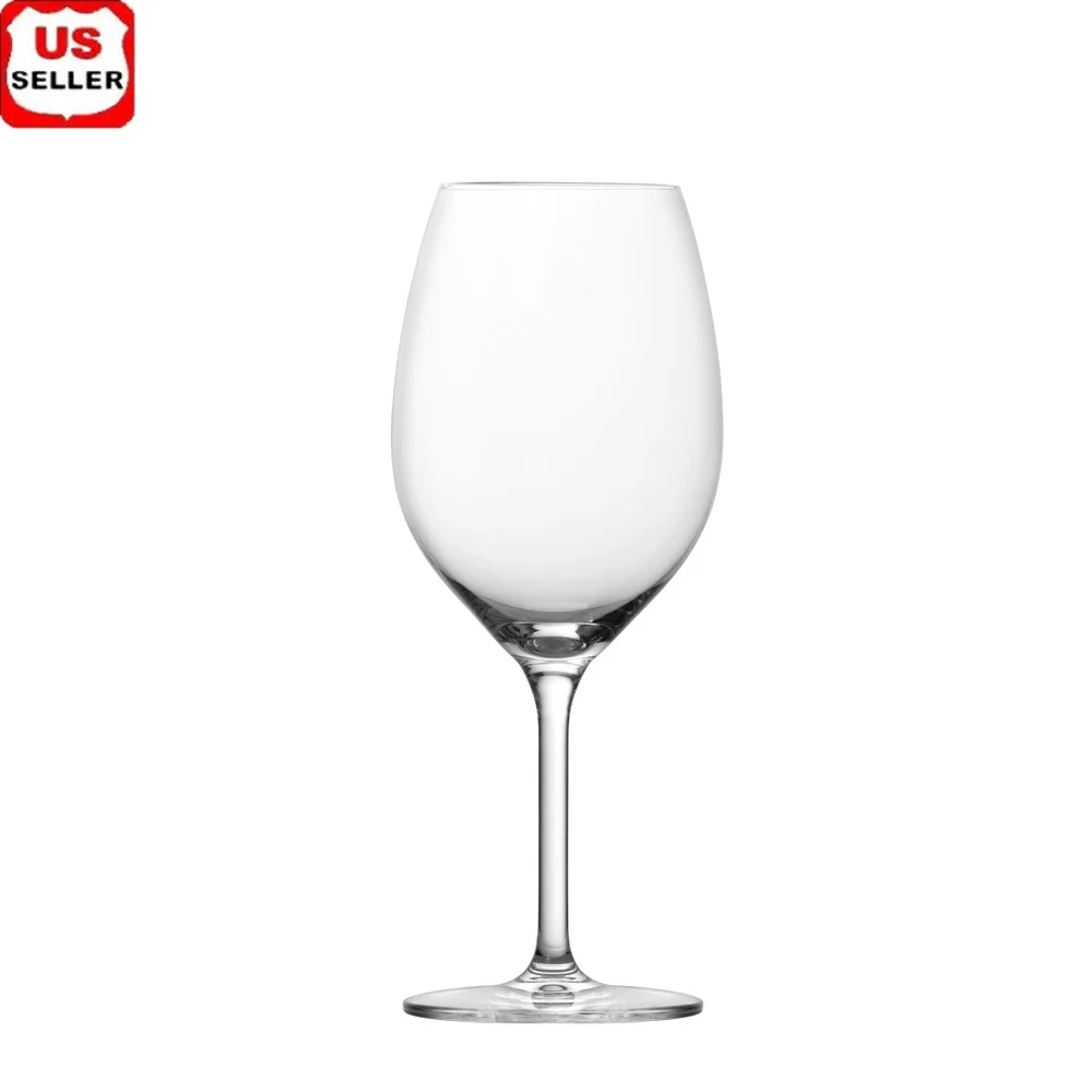 

Set of 6 Tritan Glass Stemware Goblets Dishwasher Safe Break Resistant Water Wine Glasses 16oz Brilliant Clarity Made in Germany