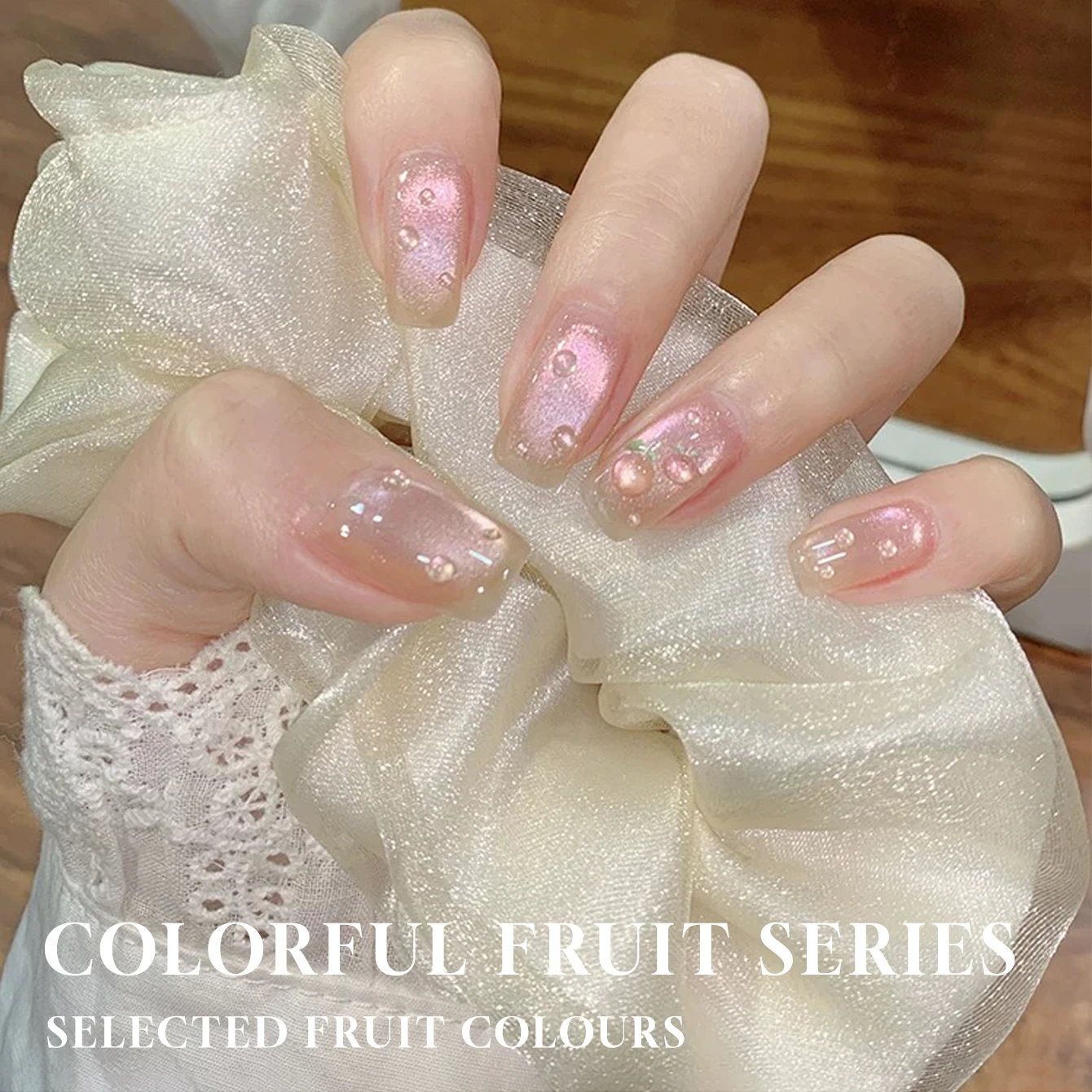 MIANEL 12ML Produto de Verão Colorido Frutas Olho de Gato Gel Unha Polonês 2025 Novo Esmalte Gel Clareador Unhas de Verão Unhas Azuis