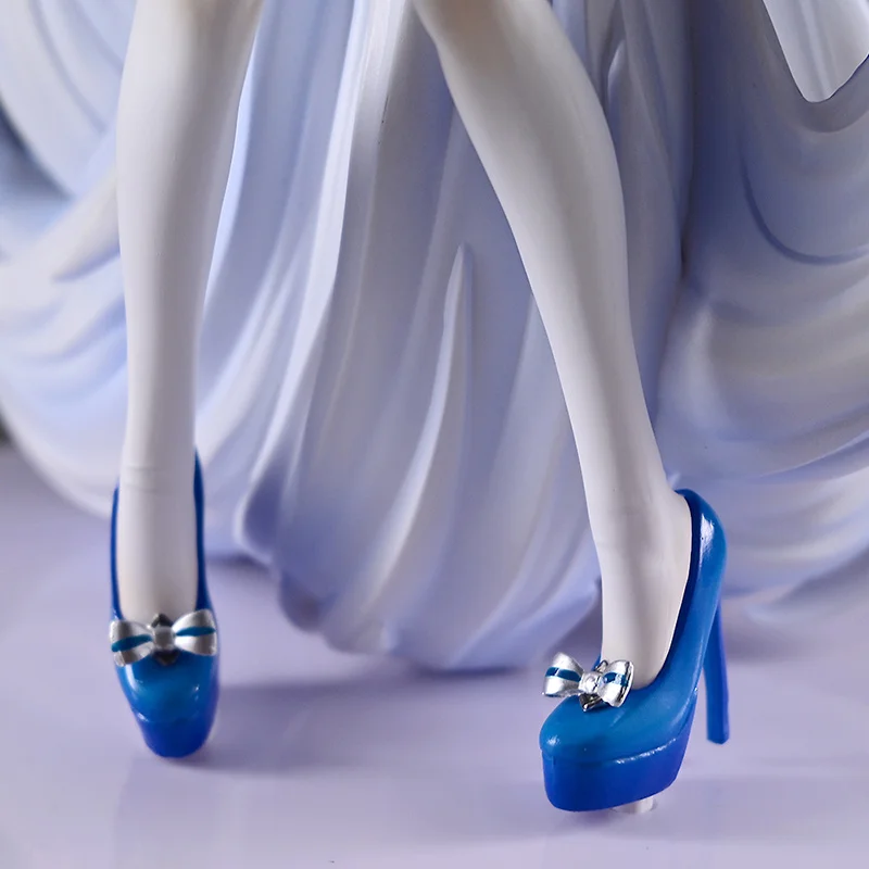 Figuras de anime azur lane gk shinano linda menina ornamento coelho menina brinquedos da moda desktop crianças boneca modelo presente colecionáveis