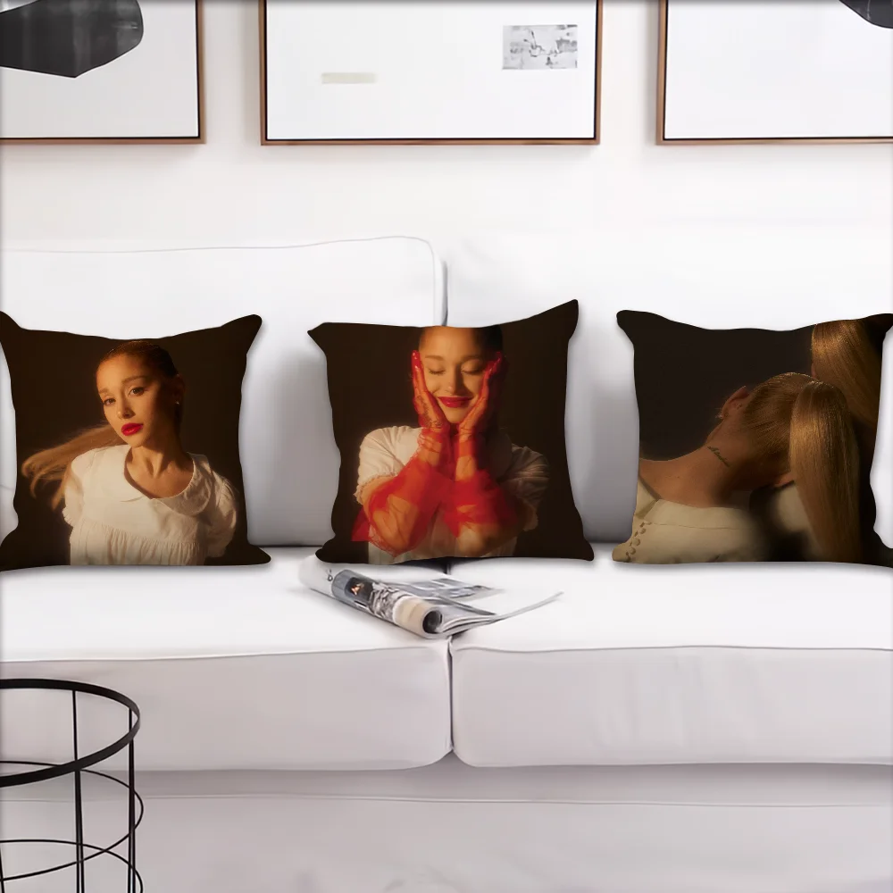 Singer A-Ariana G-GrandeS Comfortable Decorative Pillow Case Suitable for Home Living Room Sofa Room Decoration