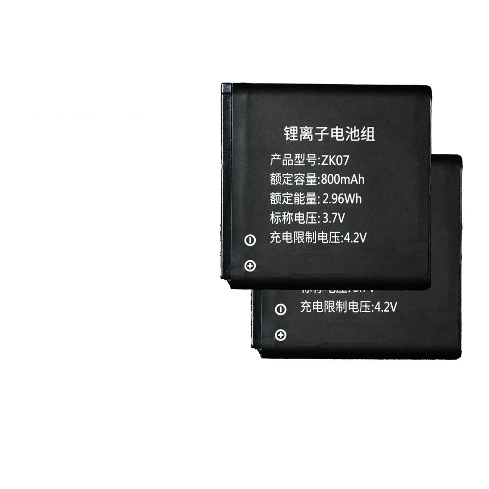 Batería nueva de 3.7V 800mAh ZK07 para cámara KINGEAR R2 universal para cámaras FETANA A2A3 5