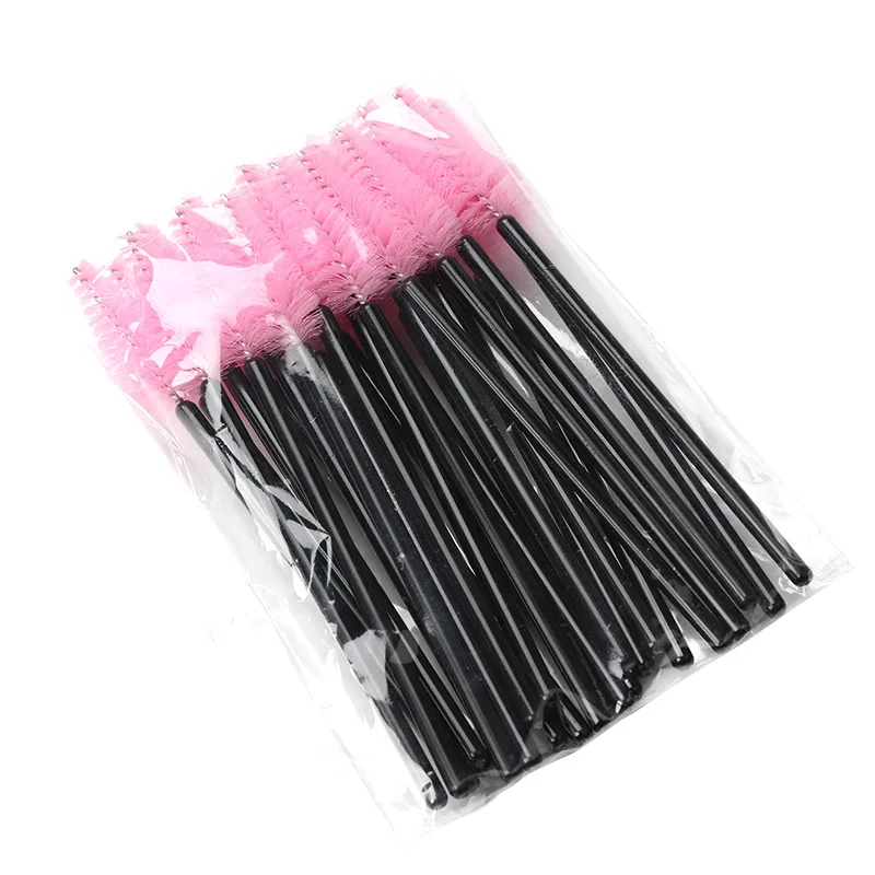 25/50/100pcs Eyebrow Eyelash Brushes Eyelash Spoolies Mascara Wands Disposable Applicator for Eyelash Extension Makeup Tool