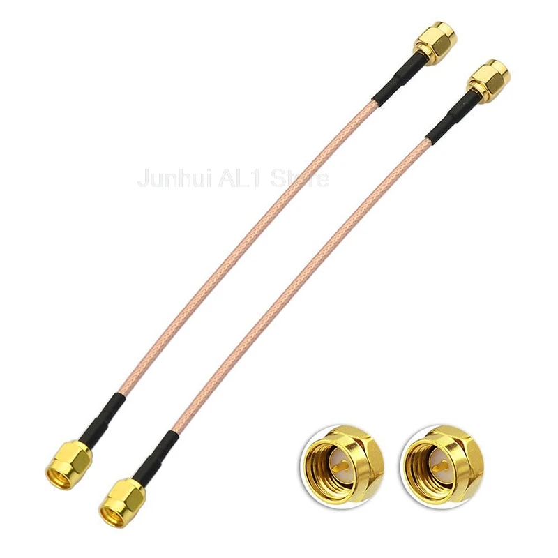 10/20/30/40/50cm Sma Male To Male Rg316 Cable 50 Ohm Rf Coax Pigtail Extension For Antenna And Wifi Anti-interference B1