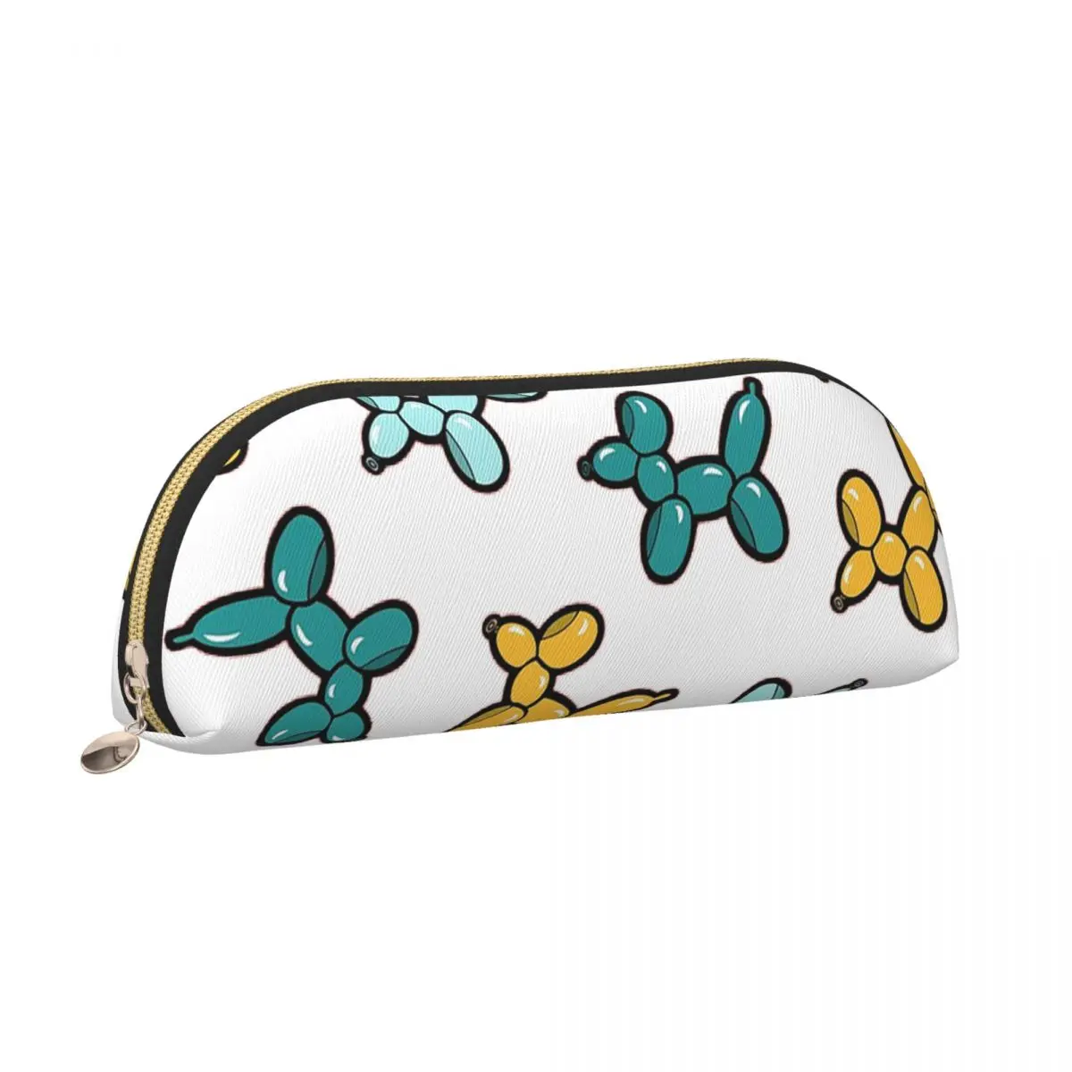 بالون الحيوان الكلاب نمط في مقلمة حمراء حامل قلم تخزين لوازم مكتبية صندوق القلم حقيبة أقلام رصاص لهدايا الأطفال