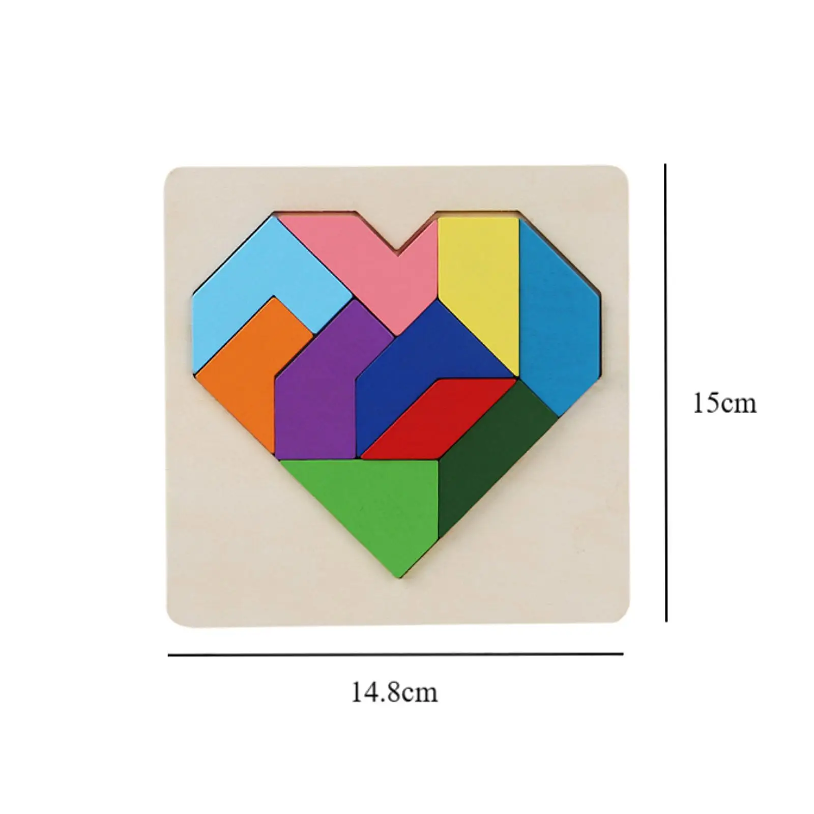 Wooden Block Puzzle Logical Game, Travel Games, Intelligence Fun Shape Pattern Block Educational Puzzle for Boys Girls