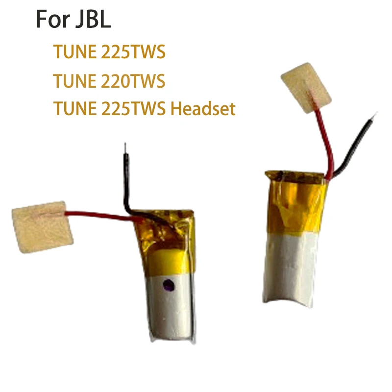 New Bluetooth Wireless Headset Battery For JBL TUNE 220 225 TWS 220TWS 225TWS 3.8V 22mAh Replacement Accumulator 2-Wire