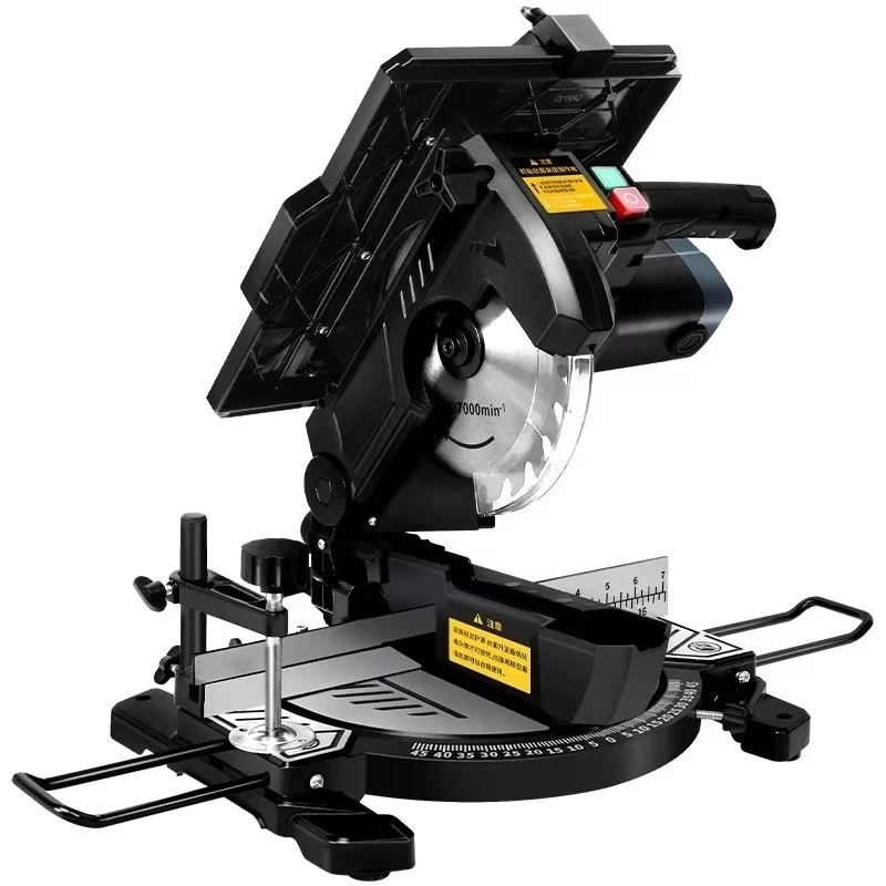220V 1400W Multifunctional Compound Table Saw High Precision Woodworking & Aluminum Profile Cutting Machine