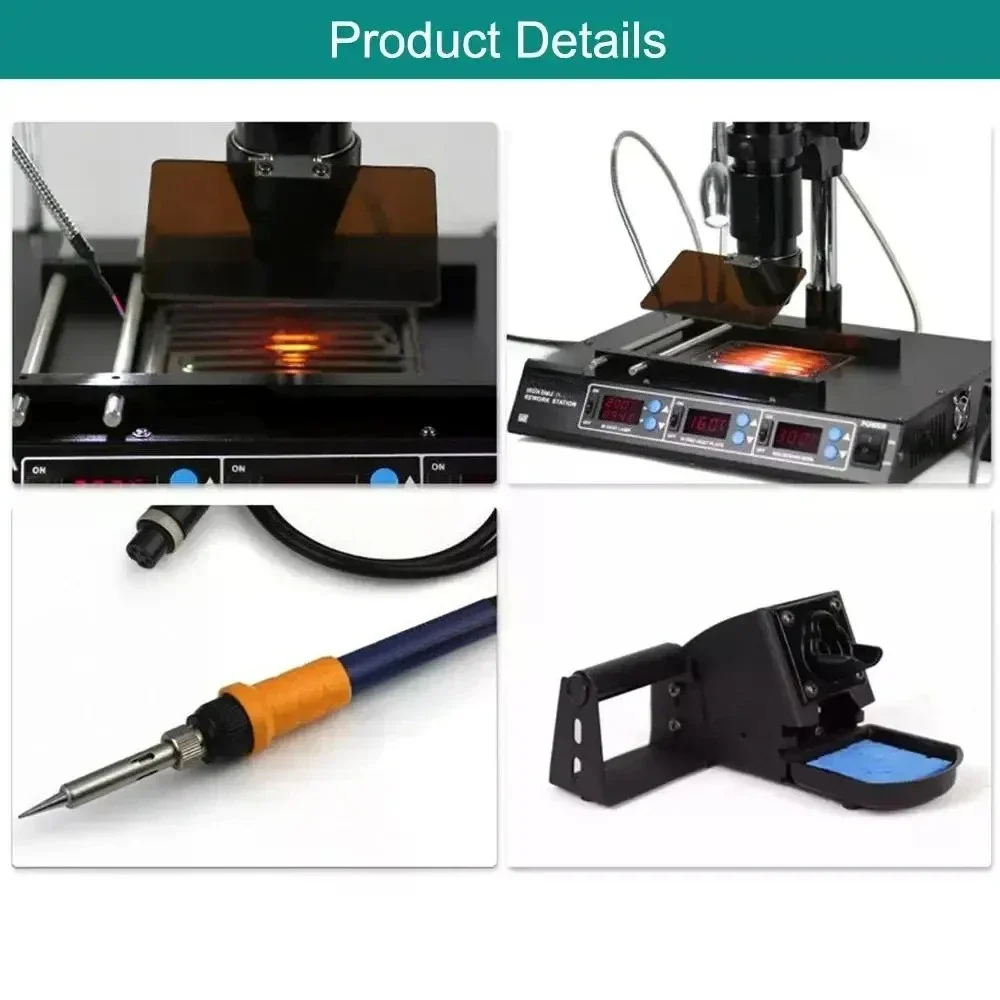 Máquina de reparación de chips de estación bga de retrabajo 1000A 110V/220V