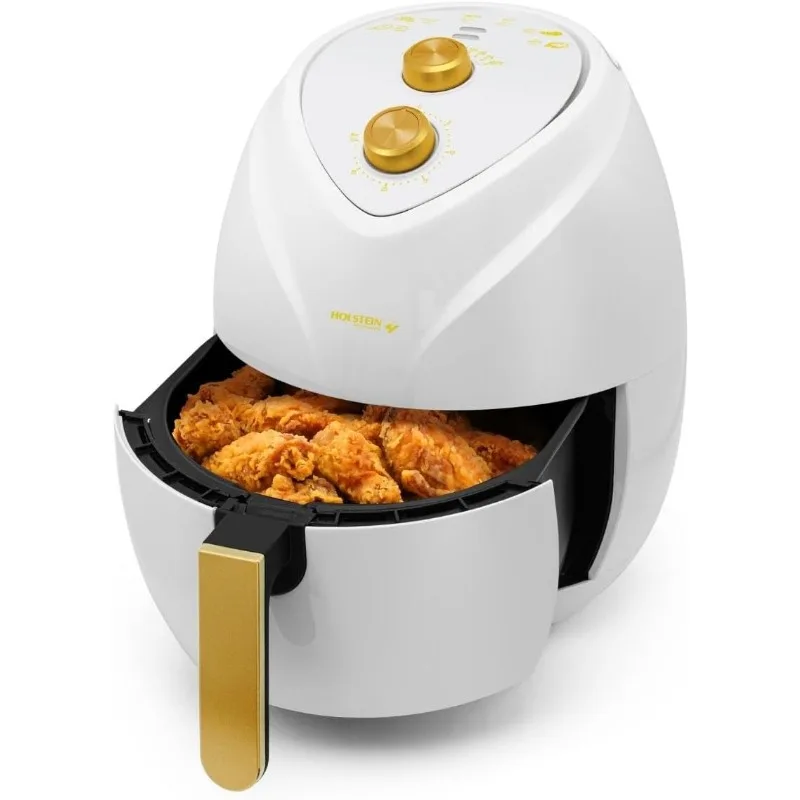 

4.8QT Air Fryer - Convenient and User Friendly with Optimal Cooking Functions to Fry, Bake, Grill and Roast.