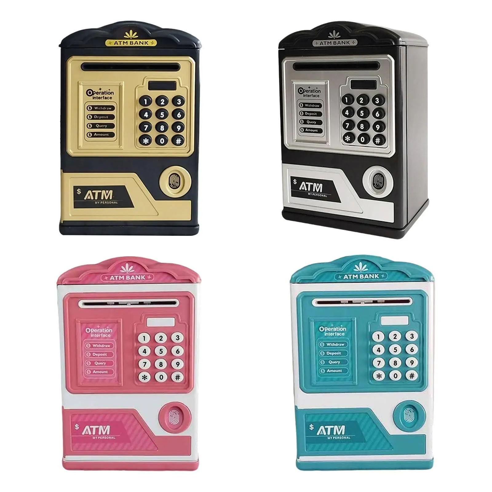 Toy Piggy Bank Creative Gifts ATM Machine Mini ATM Piggy Bank Saving Box for Children Kids 4 7 8 9 10 11 Year Old Boys Girls