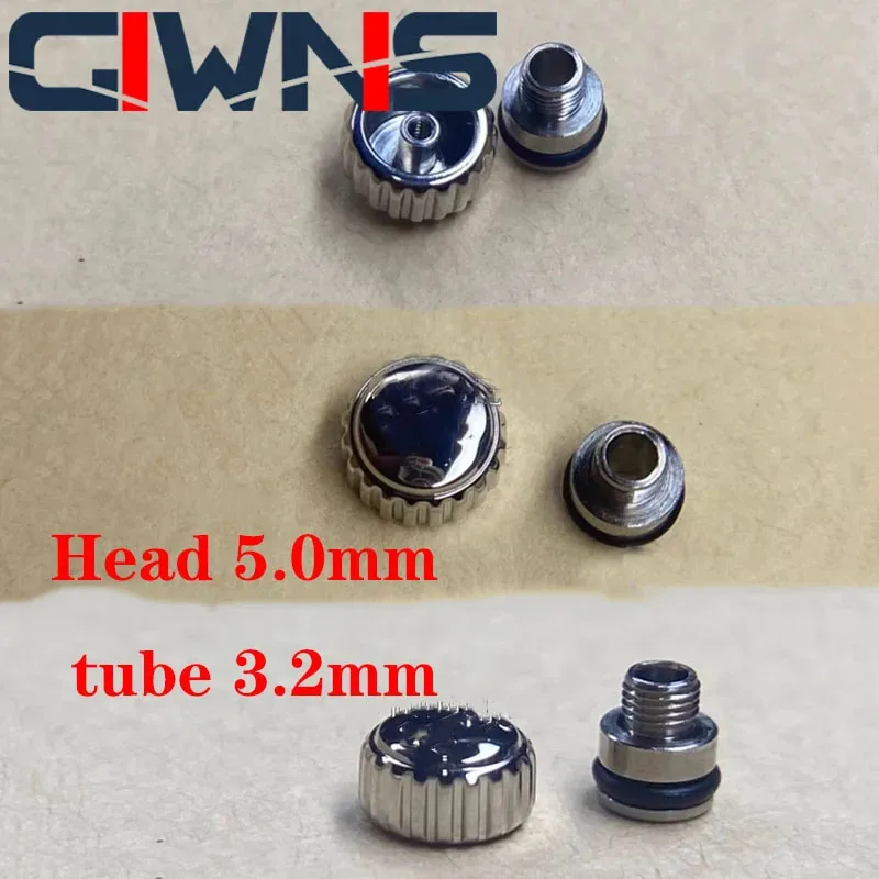 Watch Head 5.0mm Handle Tube 3.2mm Crown Accessories For Hamilton