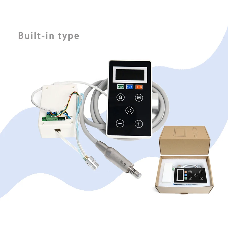 

D/ental Brushless Built-in Type Electric Motor Internal Water Spray E-type Contra Angle Handpiece De/ntal Equipment