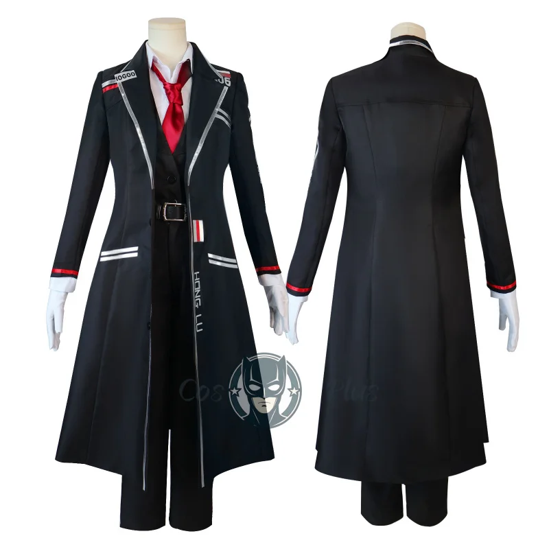 ชุดคอสเพลย์ฮอง ลู่ บริษัทลิมบัส ชุดคอสเพลย์ เสื้อโค้ท กางเกง ชุดยูนิฟอร์ม ชุดสำหรับงานฮาโลวีน งานคาร์นิวัล งานปาร์ตี้