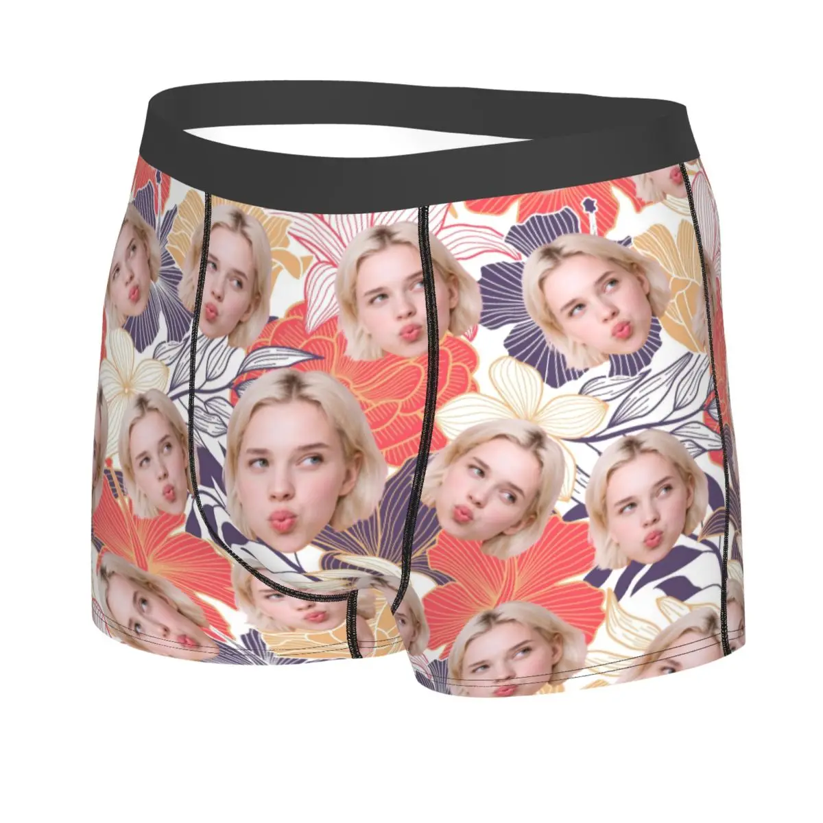 Personalized Custom Mens Boxers Briefs For Husband Boyfriend Gift Customized Face Photo Design Underwear Cool Briefs Underpants