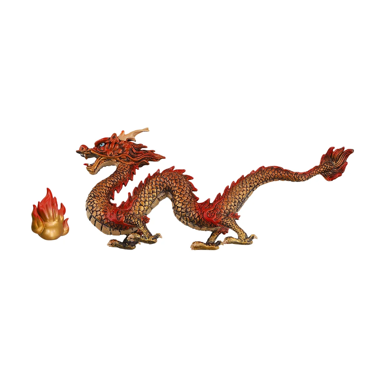 Dragon Statue Chinese Dragon Statue 2024 New Year of the Dragon Gift Animals Figure Chinese Lucky Zodiac Sculpture,B